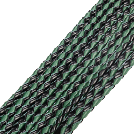 RISE - Cat O' Nine BDSM Zweep - Regular - Zwart/Groen