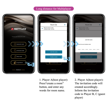 Pretty Love - Klay - Stotende Vibrator - App Control - Paars