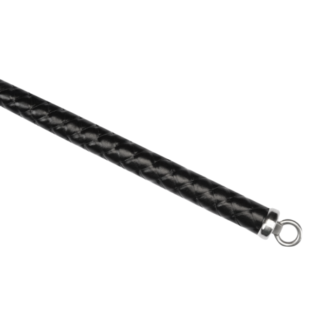 RISE - BDSM Zweep - Feather Hard Single Tail - Zwart/Blauw