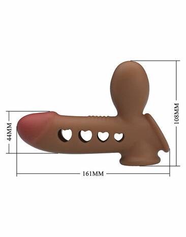 Pretty Love - Tyronn - Opblaasbare Penis Sleeve - Medium Huidskleur