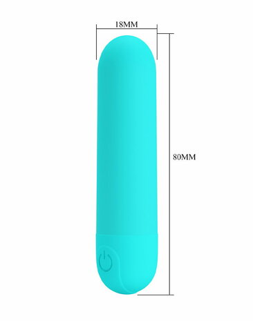 Pretty Love - Stefan - Mini Bullet Vibrator - Turquoise