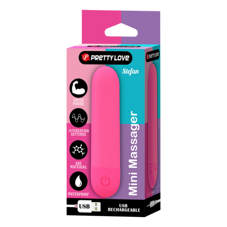 Pretty Love - Stefan - Mini Bullet Vibrator - Roze