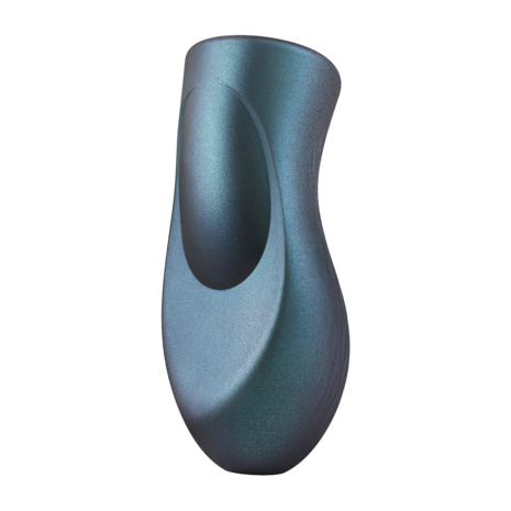 Dorcel - Sili-Cup - Dual Sensation Masturbator - Siliconen - Blauw Metallic