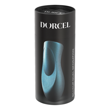 Dorcel - Sili-Cup - Dual Sensation Masturbator - Siliconen - Blauw Metallic