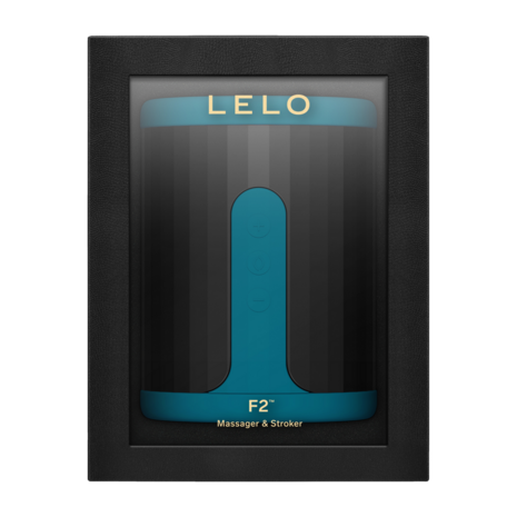 LELO - F2S Master Blaster- Stamina Trainer & Stroker - App Control - Blauwgroen