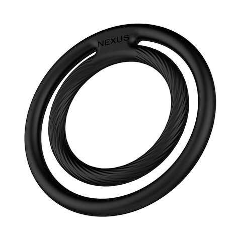 Nexus - Enduro - Dubbele Rekbare Cockring en Ballenring