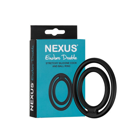 Nexus - Enduro - Dubbele Rekbare Cockring en Ballenring