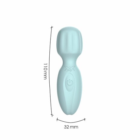 Pixey 2GO - Mini Wand Vibrator - Ocean