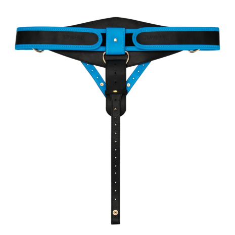 LoveToy - Ingen - Holle Strap-on met Siliconen Staaf – 25 cm - Lichte Huidskleur - Maat XS/S/M