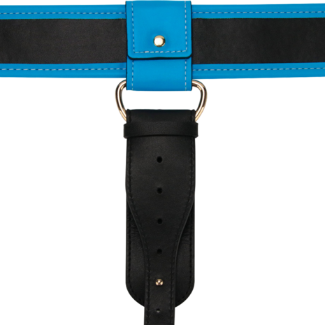 LoveToy - Ingen - Holle Strap-on met Siliconen Staaf – 25 cm - Lichte Huidskleur - Maat XS/S/M