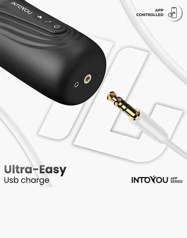 IY - Egor - App Bediende Masturbator met Trusting & Rotatie – Zwart