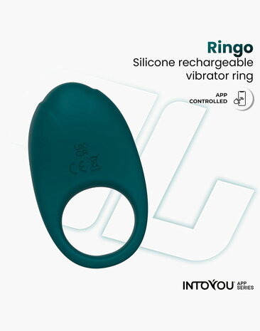 IY - Ringo - Vibrerende Cockring - App-bediening - Groen