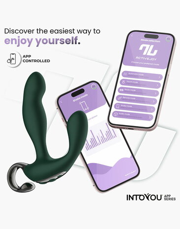 IY - Greeny Prostaatmassager met Wiggling Tip & App bediening – Groen