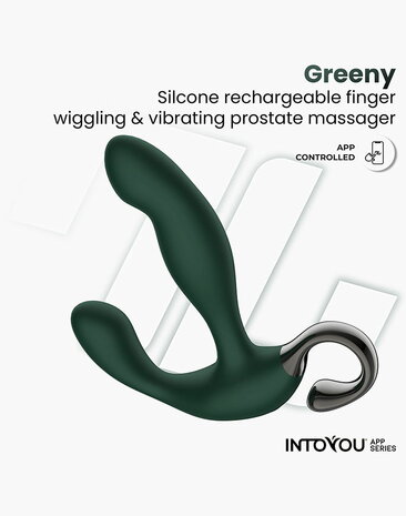 IY - Greeny Prostaatmassager met Wiggling Tip & App bediening – Groen