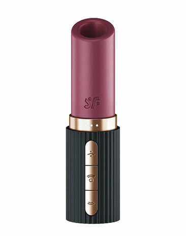 Satisfyer Pro 2 Kiss – Lipstick Vibrator met 3D Air Pulse Technologie - Zwart