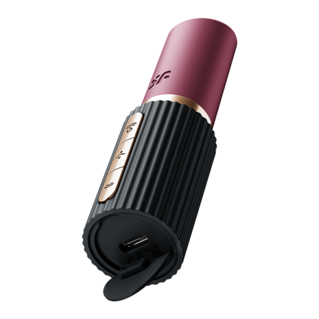 Satisfyer Pro 2 Kiss – Lipstick Vibrator met 3D Air Pulse Technologie - Zwart