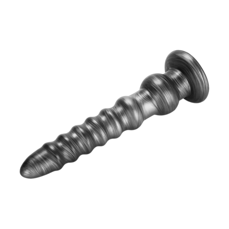 Lovetoy - Vibrax Slider - Lange Vibrerende Anaal Dildo - 32 cm - Zilver