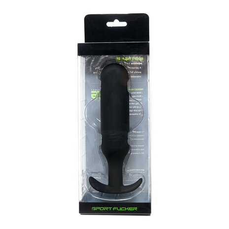 Sport Fucker - Next Level Trainer Plug - Buttplug - Siliconen - Zwart - Regular
