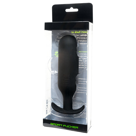 Sport Fucker - Next Level Trainer Plug - Buttplug - Siliconen - Zwart - Large