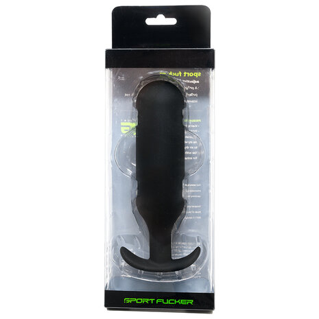 Sport Fucker - Next Level Trainer Plug - Buttplug - Siliconen - Zwart - Large