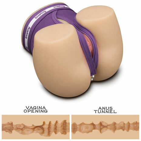 LoveToy - Streetgirl's Dual Motor Sensation Pulse Masturbator - Beige