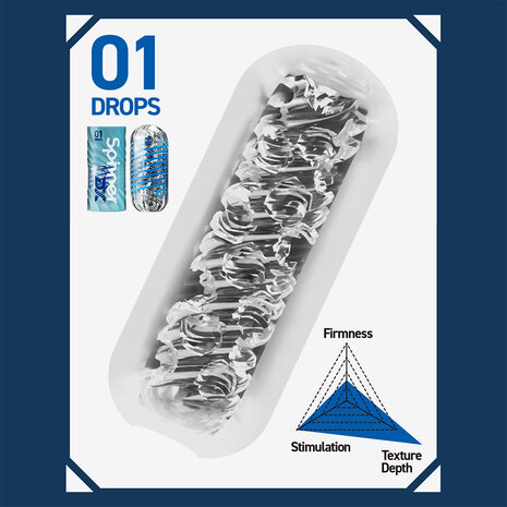 Tenga - Spinner DX01 Drops - Masturbator
