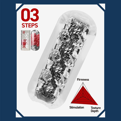 Tenga - Spinner DX03 Steps - Masturbator