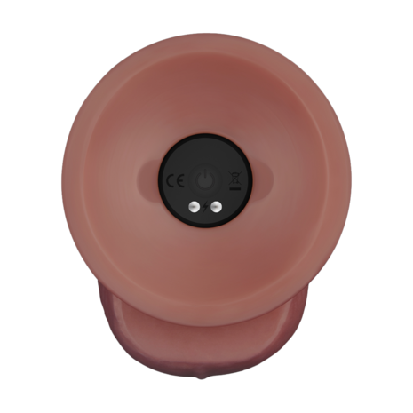LoveToy - Power Cock - 21.5 cm - Vibrerende Dildo - Dual Density - Lichte Huidskleur