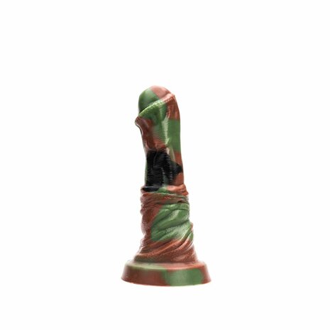 Kiotos Revolt - Dildo Fantasie - Green Army - 02 - Small - 19,5 x 5 cm