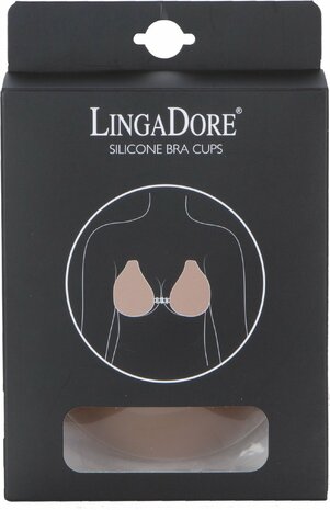 LingaDore - Silicone Bra Cups Bruin - maat S/M - Bruin - Dames
