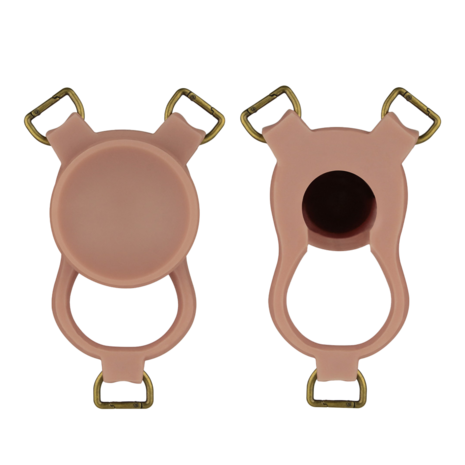 LoveToy - Ingen - Holle Strap-on met Siliconen Staaf - 23 cm - Lichte Huidskleur - Maat L/XL/2XL