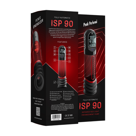 Peak Performa - ISP 90 - Penispomp met Infrarood Licht - Bevordert Groei