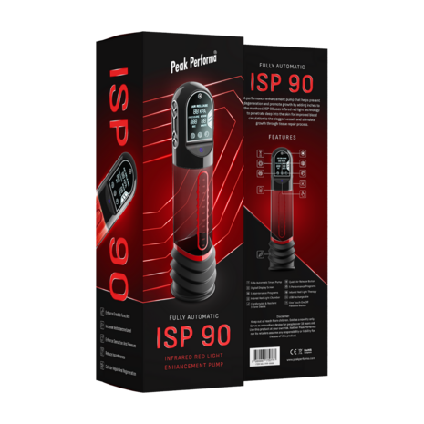Peak Performa - ISP 90 - Penispomp met Infrarood Licht - Bevordert Groei