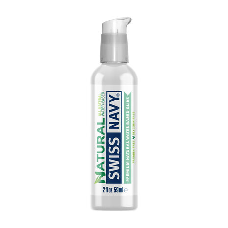 Swiss Navy Natural - Glijmiddel op Waterbasis - Alleen Natuurlijke Ingrediënten - 59 ml
