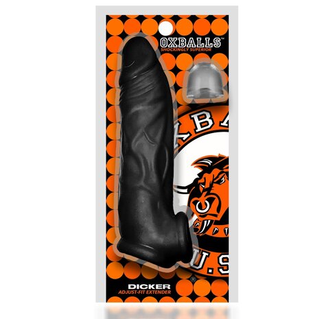 Oxballs - Dicker - Ultra-Slim Penis Sleeve - Black Ice