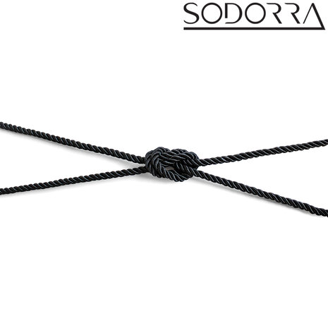 SODORRA - Shibari Bondagetouw - Zwart - 5 meter