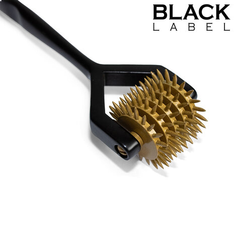 Black Label - Wartenburg Pinwheel met 5 Wieltjes - Zwart/Goud