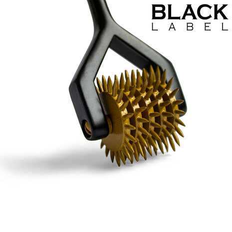 Black Label - Wartenburg Pinwheel met 5 Wieltjes - Zwart/Goud