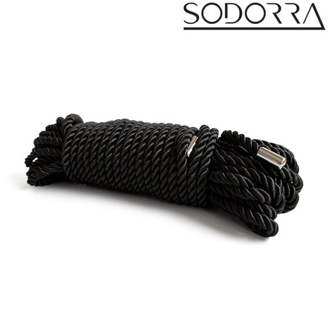 SODORRA - Shibari Bondagetouw - Zwart - 10 meter
