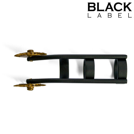 Black Label - Cat Nail met Dubbel Pinwheel - Zwart/Goud