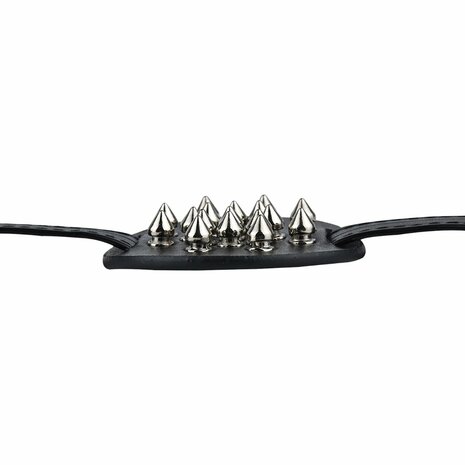 Kiotos - PU-lederen borstenharnasje met scherpe spikes