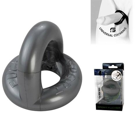 Sport Fucker - Universal Cockring - Zilverkleurig