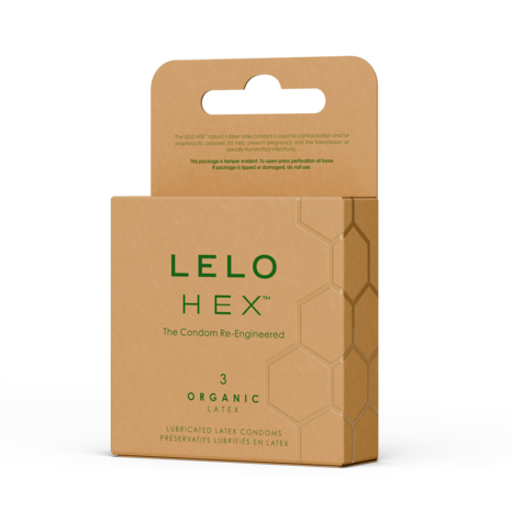 LELO - HEX Organic Condooms - 3 stuks