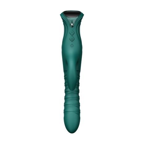 ZALO - Mose 2 - Stotende Rabbit Vibrator – Smaragdgroen