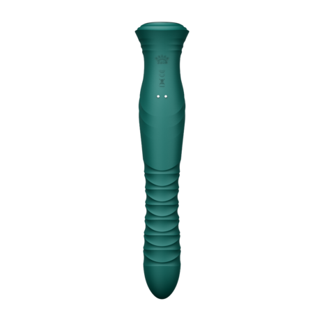 ZALO - Mose 2 - Stotende Rabbit Vibrator – Smaragdgroen