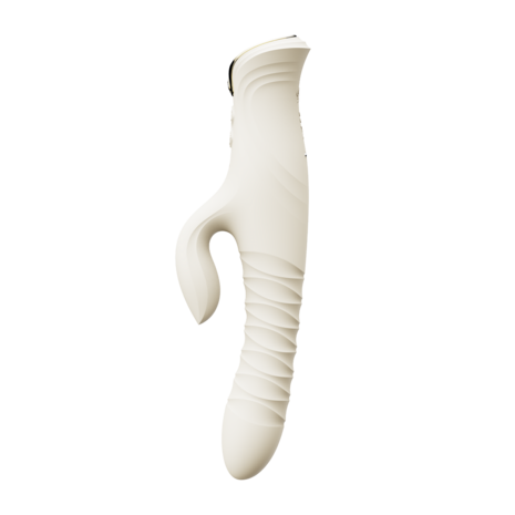 ZALO - Mose 2 - Stotende Rabbit Vibrator – Ivoor Wit