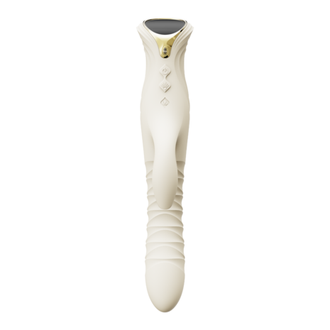 ZALO - Mose 2 - Stotende Rabbit Vibrator – Ivoor Wit