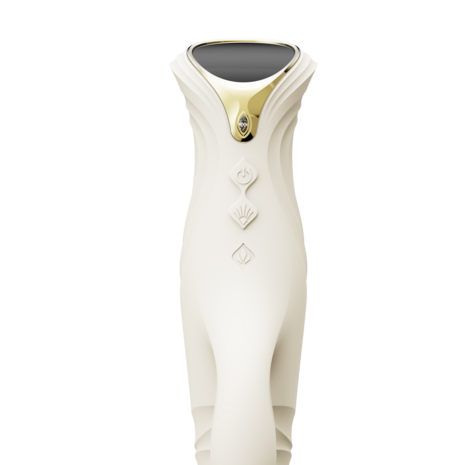 ZALO - Mose 2 - Stotende Rabbit Vibrator – Ivoor Wit