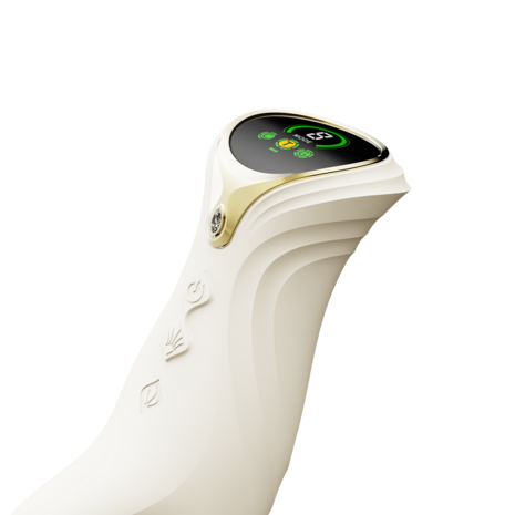 ZALO - Mose 2 - Stotende Rabbit Vibrator – Ivoor Wit