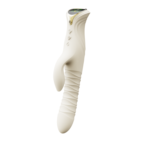 ZALO - Mose 2 - Stotende Rabbit Vibrator – Ivoor Wit
